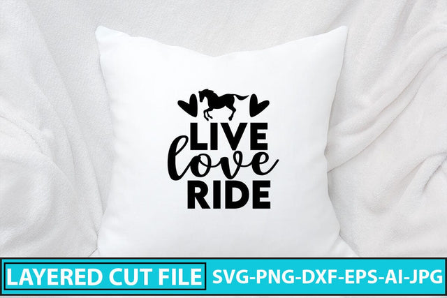 Live Love Ride SVG Cut File SVG Syaman 