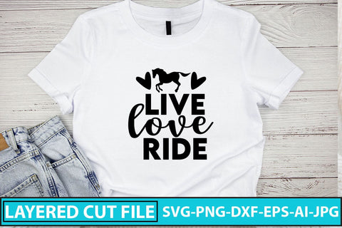 Live Love Ride SVG Cut File SVG Syaman 