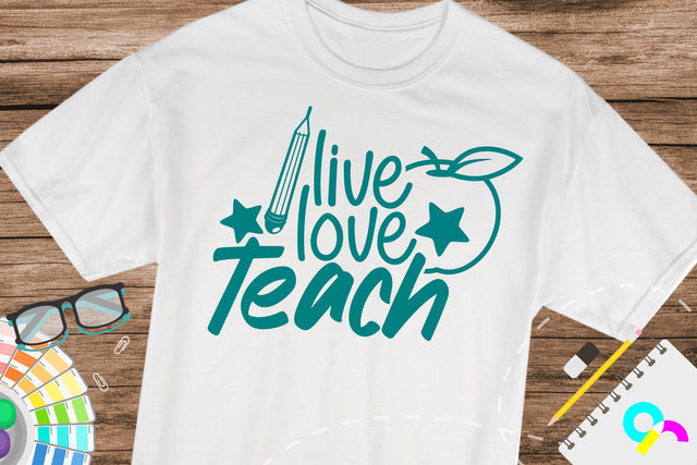 live love teach svg SVG Artinrhythm shop 