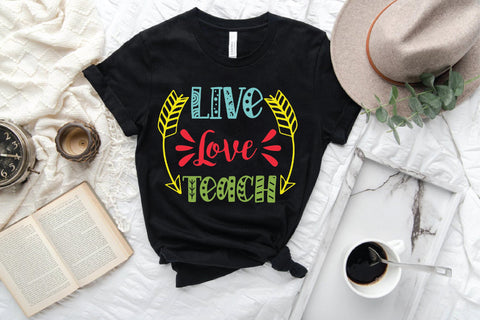 Live Love Teach SVG SVG Creativeart88 