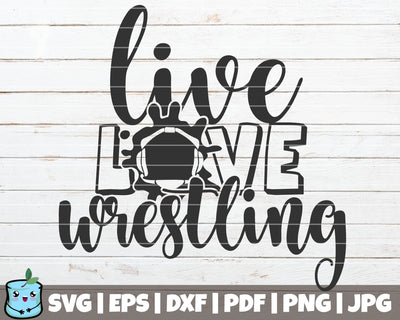 Live Love Wrestling SVG MintyMarshmallows 