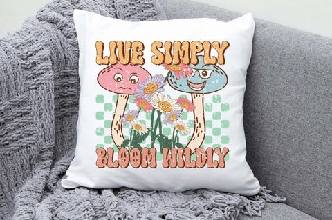 Live Simply Bloom Wildly Sublimation Sublimation Jagonath Roy 