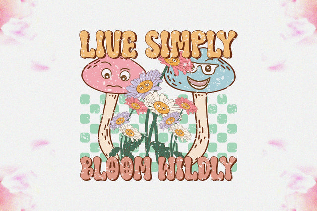 Live Simply Bloom Wildly Sublimation Sublimation Jagonath Roy 