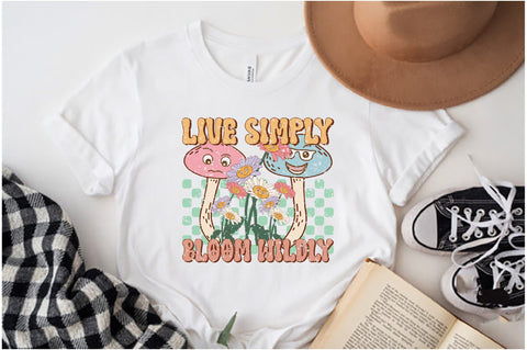 Live Simply Bloom Wildly Sublimation Sublimation Jagonath Roy 