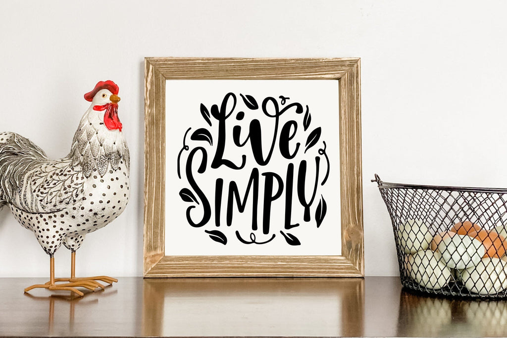 Live Simply SVG - So Fontsy