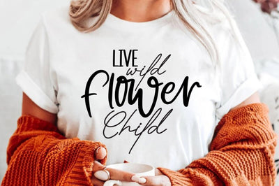Live Wild Flower Child SVG orpitasn 