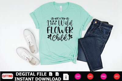 Live Wild Flower Child SVG Shahin alam 