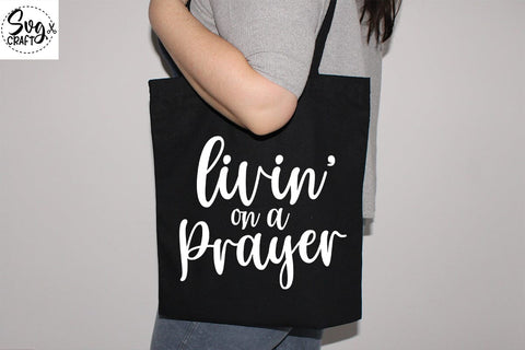 Livin On A Prayer svg, Pray Big svg, Prayer SVG, Faith svg, dxf and png instant download, Christian SVG, Jesus svg, But first Pray svg SVG Svgcraft 