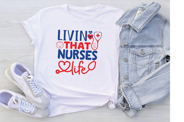 Livin Than Nurses Life SVG SVG Creativeart88 