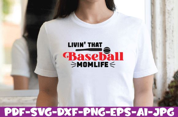 livin' that baseball mom life SVG farhad farhad 