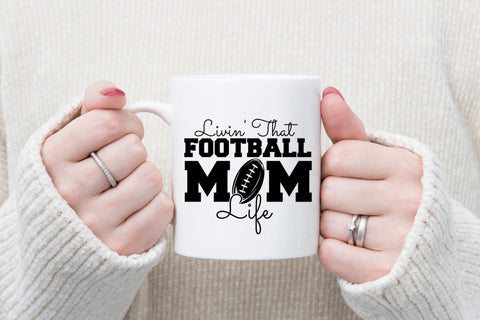 Livin That Football Dad Life - Football SVG SVG CraftLabSVG 