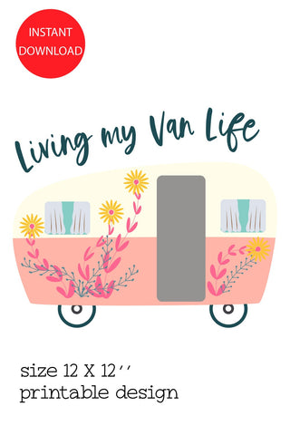 Living my van life - Ai, EPS, JPG, PNG Sublimation Natasha Prando 