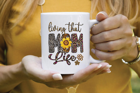 living that mom life Sublimation SVGArt 