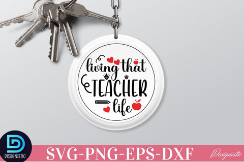 living that teacher life SVG SVG DESIGNISTIC 