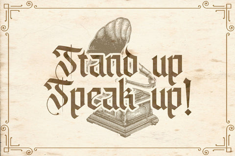 Livingstone - Blackletter Decorative Font Font StringLabs 