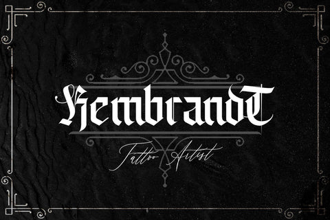 Livingstone - Blackletter Decorative Font Font StringLabs 
