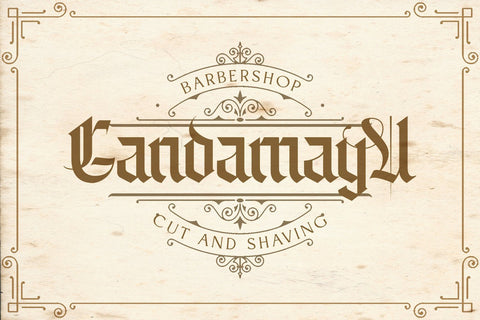 Livingstone - Blackletter Decorative Font Font StringLabs 