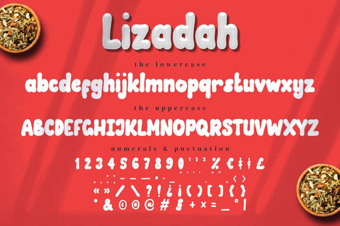 Lizadah - Bubble font Font Ibey Design 