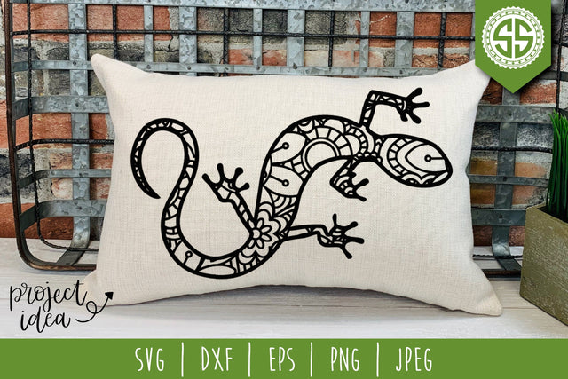 Lizard Mandala Zentangle SVG SavoringSurprises 