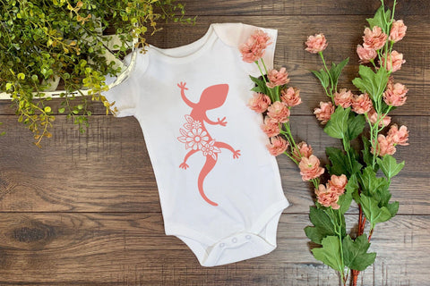 Lizard SVG, Lizard Silhouette PNG, Desert Animal Design. SVG Elinorka 