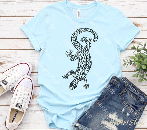 Lizard SVG, Reptile SVG, Animal Mandala SVG SVG _HelArtShop_ 