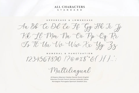 Lizelie Calligraphy font Font Javapep 