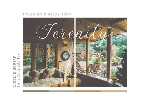 Lizelie Calligraphy font Font Javapep 