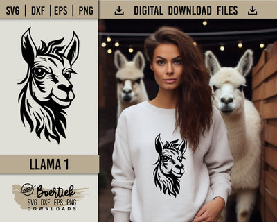 Llama 1, SVG file SVG Boertiek 