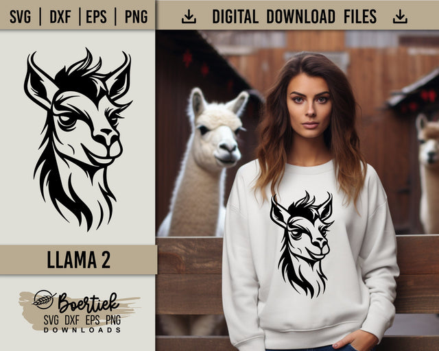 Llama 2, SVG file SVG Boertiek 