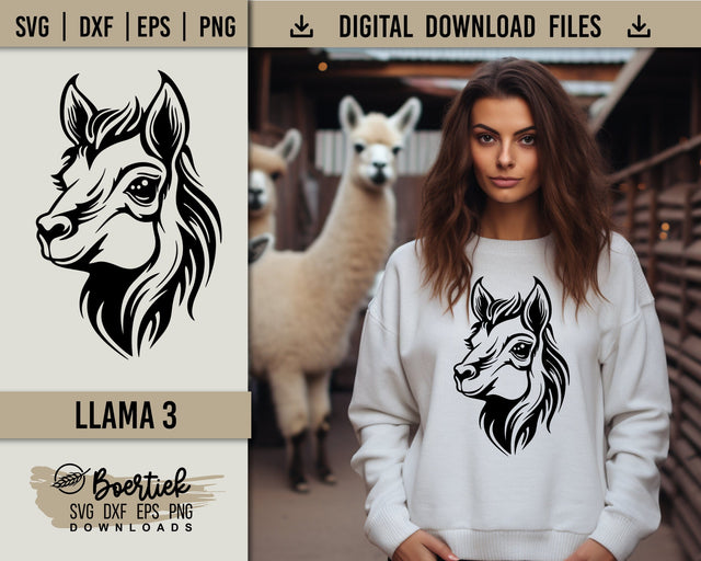 Llama 3, SVG file SVG Boertiek 
