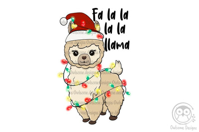 Llama Christmas Sublimation Sublimation LAM HOANG THUY 