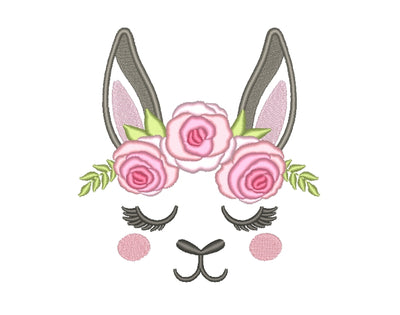 Llama Face Embroidery Design, 3 sizes Embroidery/Applique DESIGNS Nino Nadaraia 