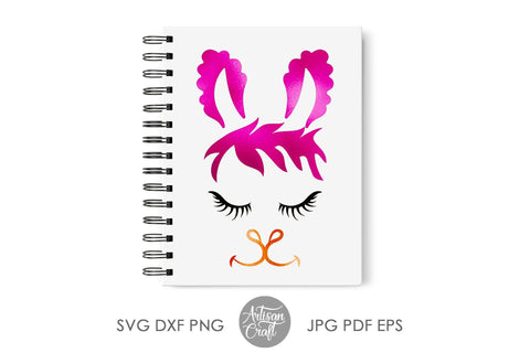 Llama face SVG, Llama SVG, cut file SVG Artisan Craft SVG 