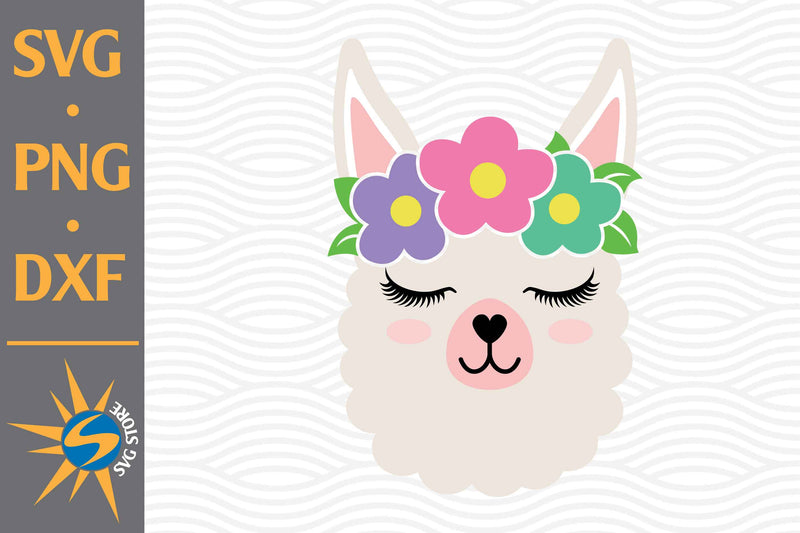 Llama Face SVG, PNG, DXF Digital Files Include SVG SVGStoreShop 