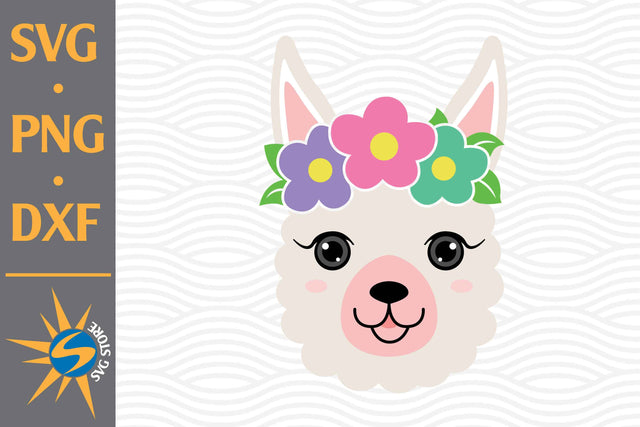 Llama Face SVG, PNG, DXF Digital Files Include SVG SVGStoreShop 