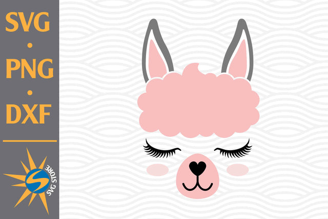 Llama Face SVG, PNG, DXF Digital Files Include SVG SVGStoreShop 