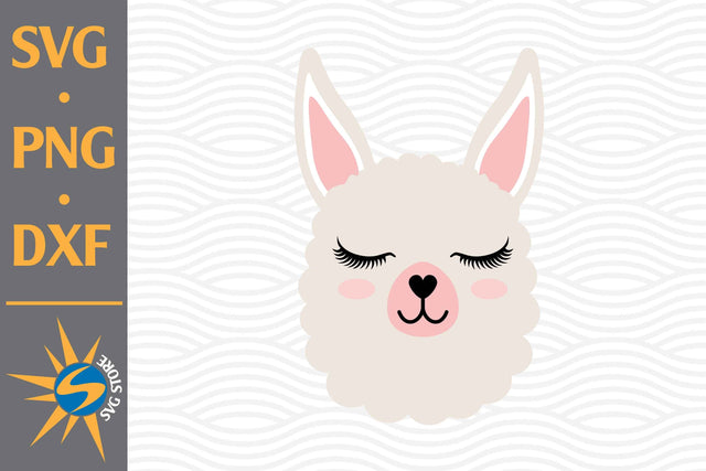 Llama Face SVG, PNG, DXF Digital Files Include SVG SVGStoreShop 