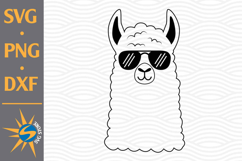 Llama Head SVG, PNG, DXF Digital Files Include SVG SVGStoreShop 