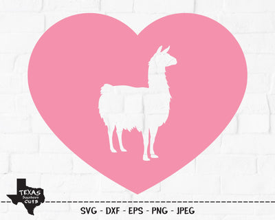 Llama Heart | Outdoor SVG SVG Texas Southern Cuts 