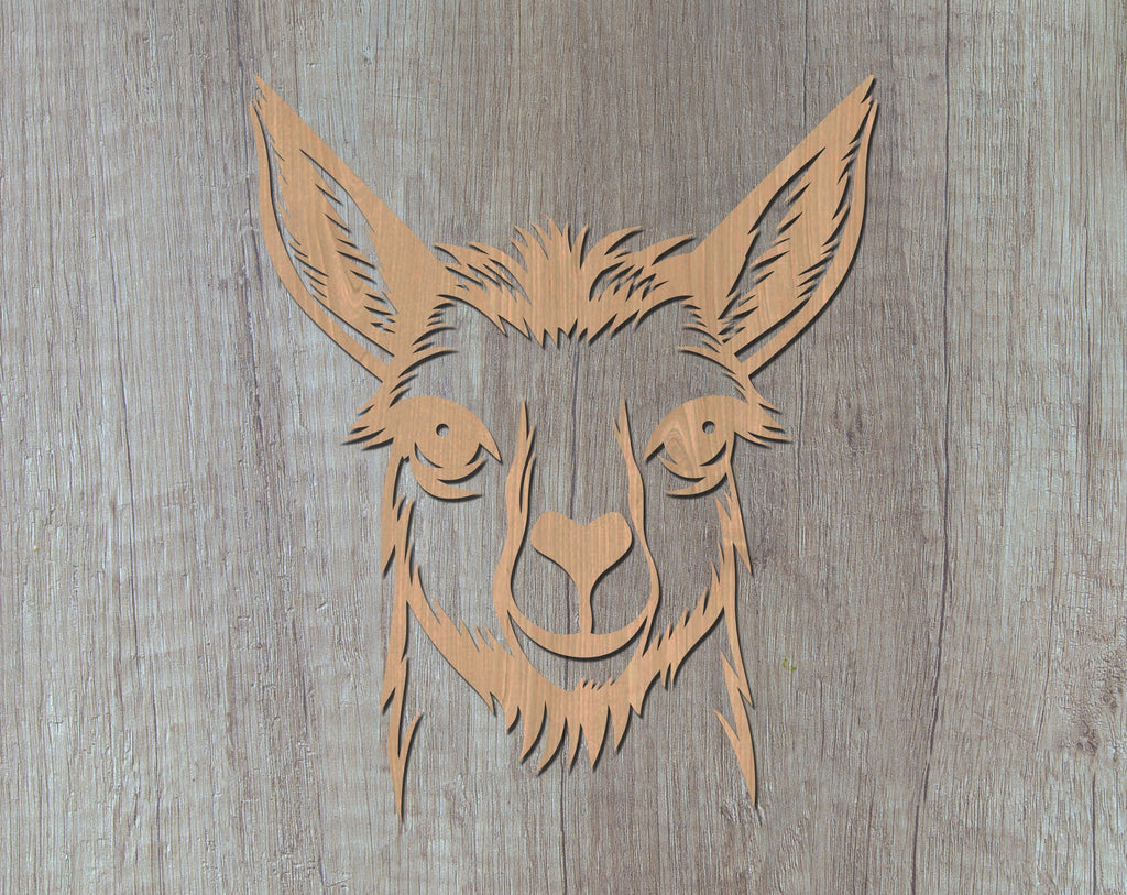 LLama Laser SVG Cut File, Llama Glowforge File, Llama DXF, Llama Wall ...