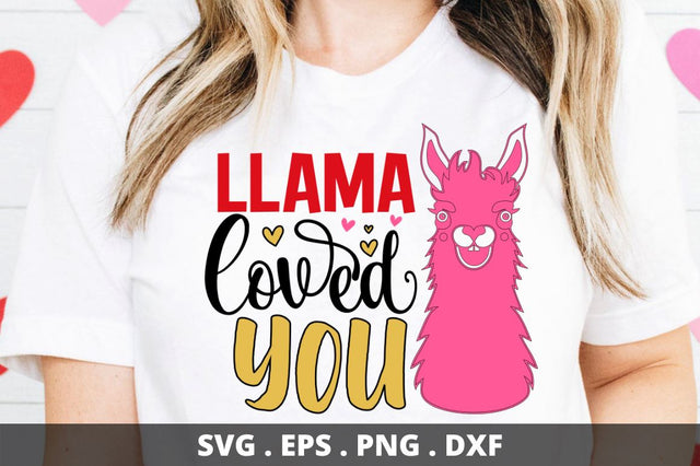 LLama love you SVG Designangry 