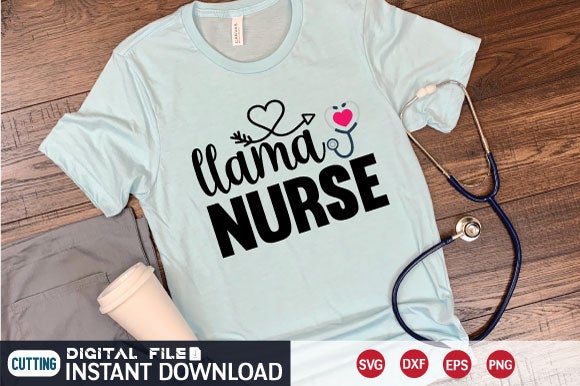 Llama Nurse SVG md faruk hossain 