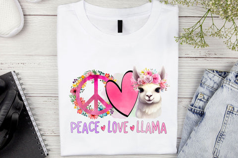 Llama Sublimation Bundle Sublimation Regulrcrative 