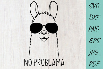LLAMA SVG, NO PROB LLAMA SVG File - Lama Head Svg SVG Irina Ostapenko 