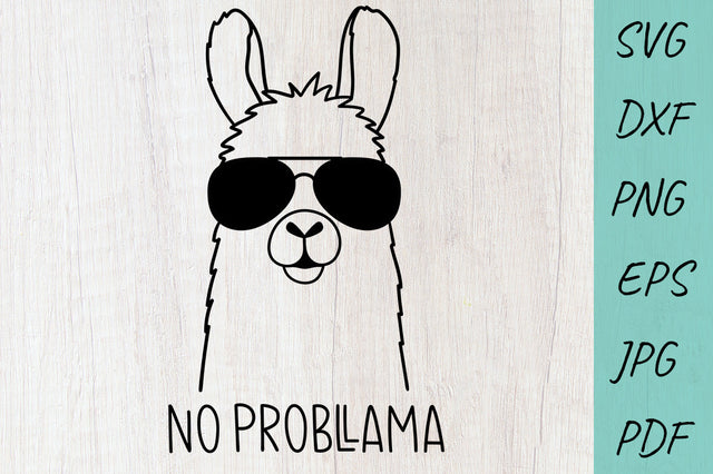 LLAMA SVG, NO PROB LLAMA SVG File - Lama Head Svg SVG Irina Ostapenko 