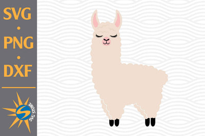 Llama SVG, PNG, DXF Digital Files Include SVG SVGStoreShop 