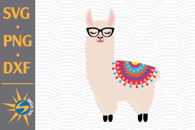 Llama SVG, PNG, DXF Digital Files Include SVG SVGStoreShop 