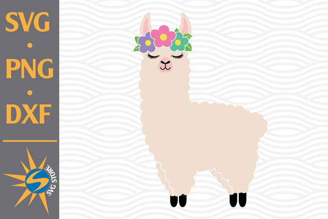 Llama SVG, PNG, DXF Digital Files Include SVG SVGStoreShop 