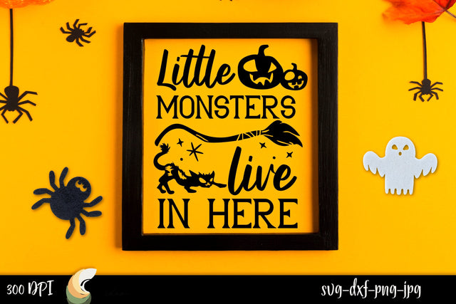 Llittle Monsters | Halloween Decor ClipArt SVG Design | Halloween SVG| Funny quotes SVG Evgenyia Guschina 