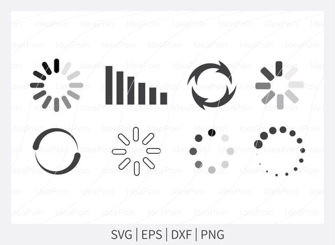 Loading SVG bundle, Loading Clipart, Loading SVG file, Baby Loading Svg, Loading Silhouette, Loading Clipart Cutting File, Printable Png,m SVG Dinvect 